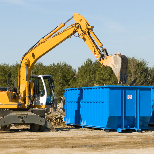 is there a minimum or maximum amount of waste i can put in a residential dumpster in Crab Orchard WV